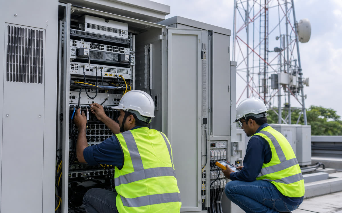 Telecom equipment deployment project